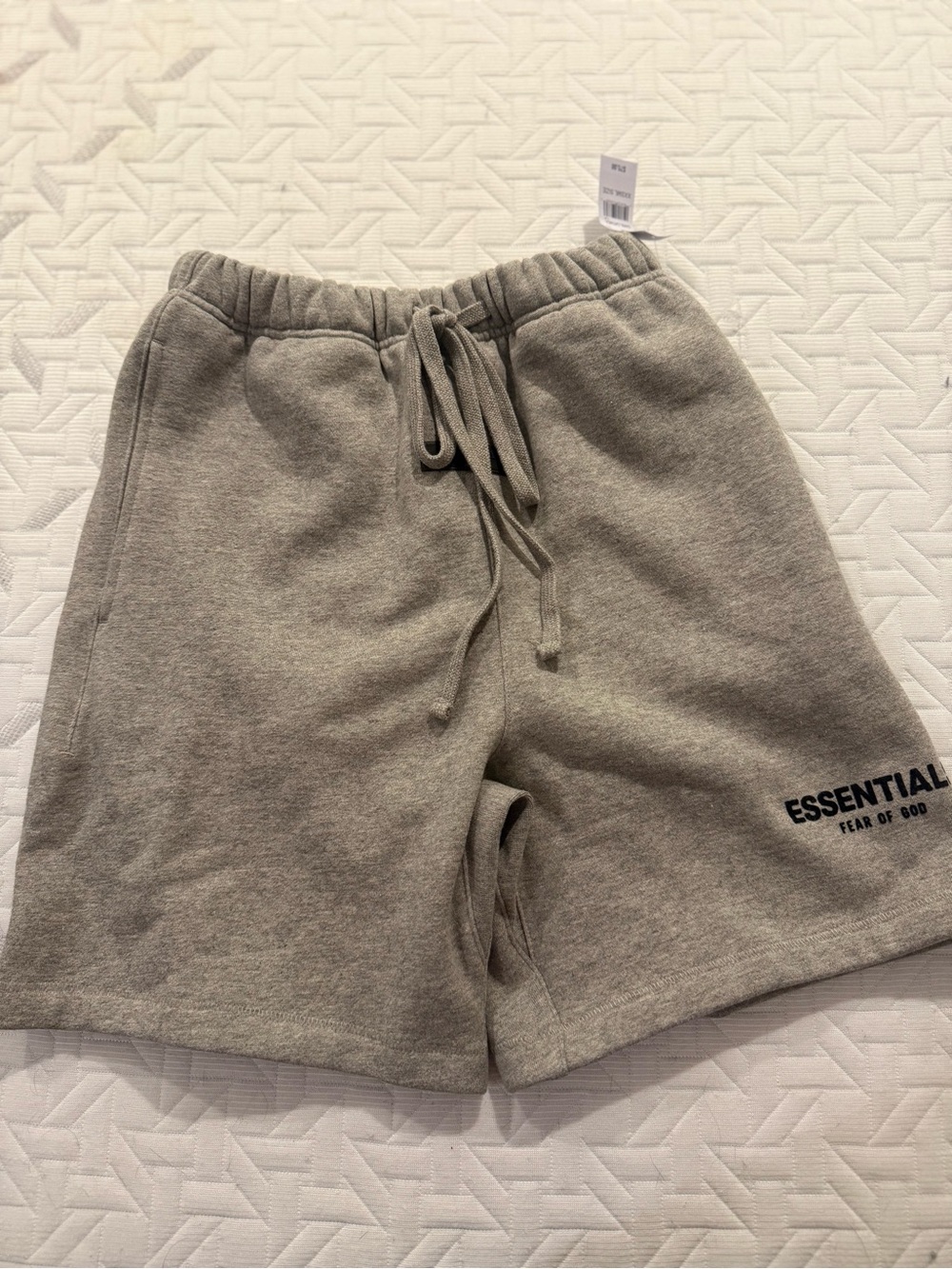 Fear of God ESSENTIALS Men’s Light Heather Gray Athletic Shorts